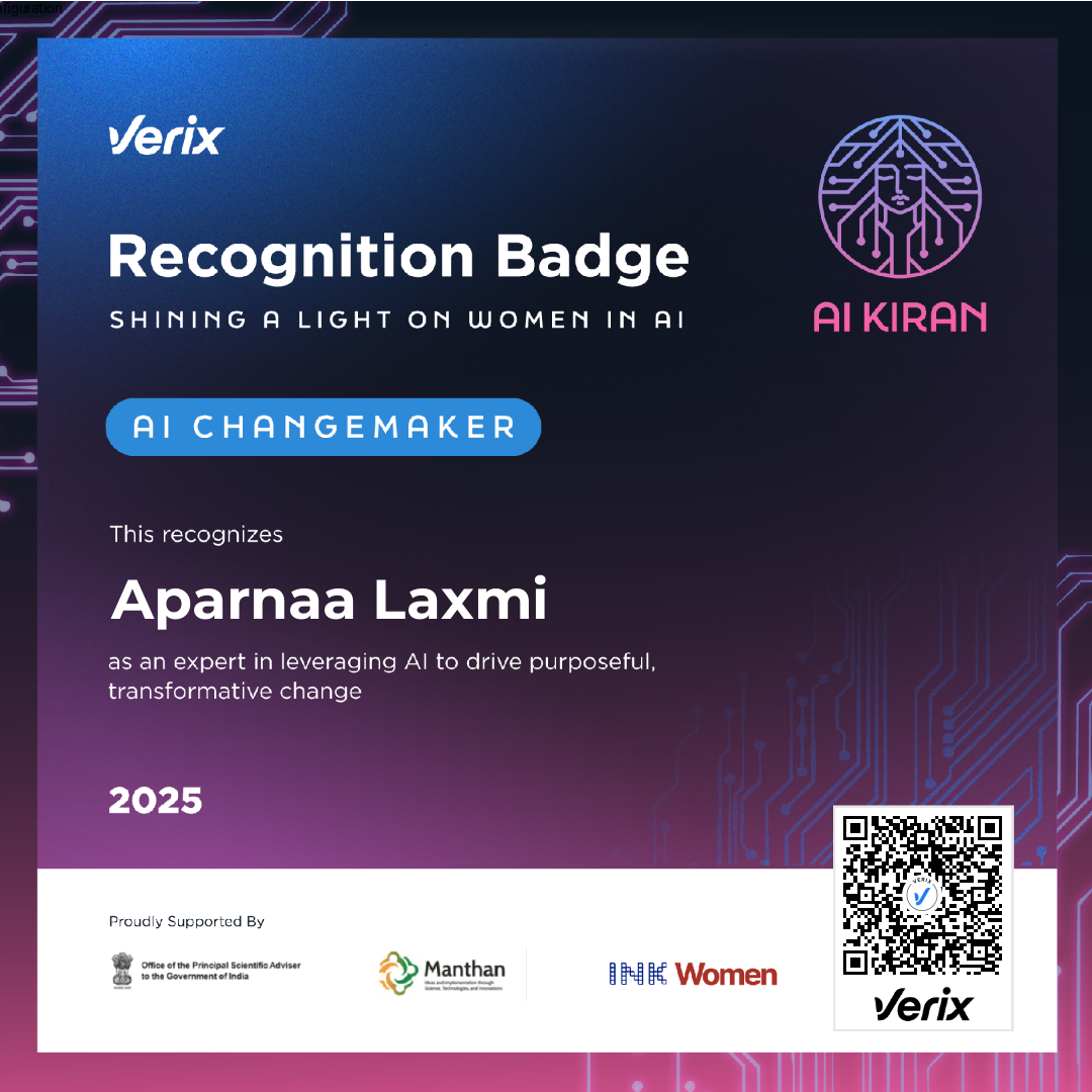 AI Changemaker: Aparnaa Laxmi