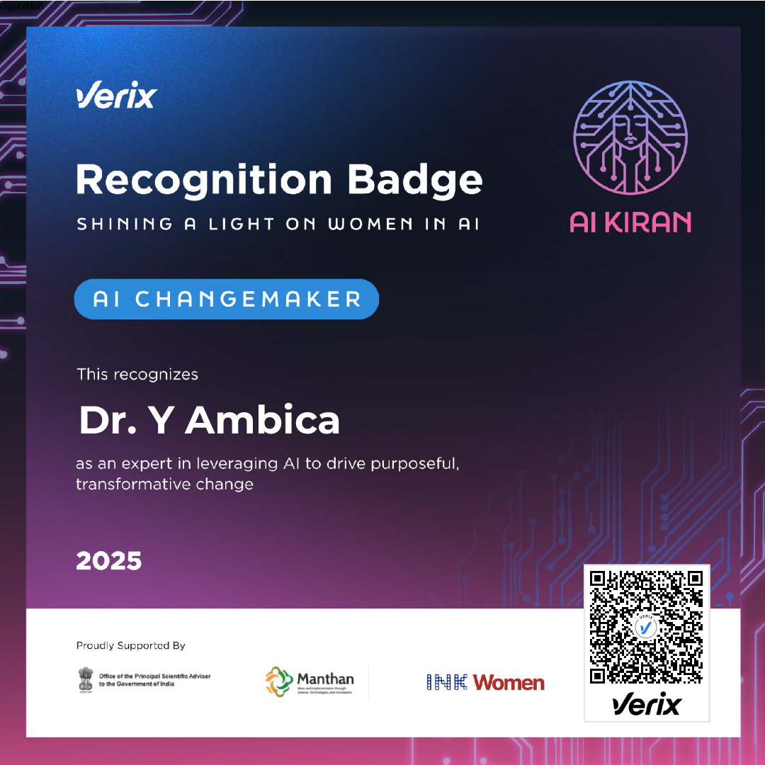 AI Changemaker: Dr. Y Ambica
