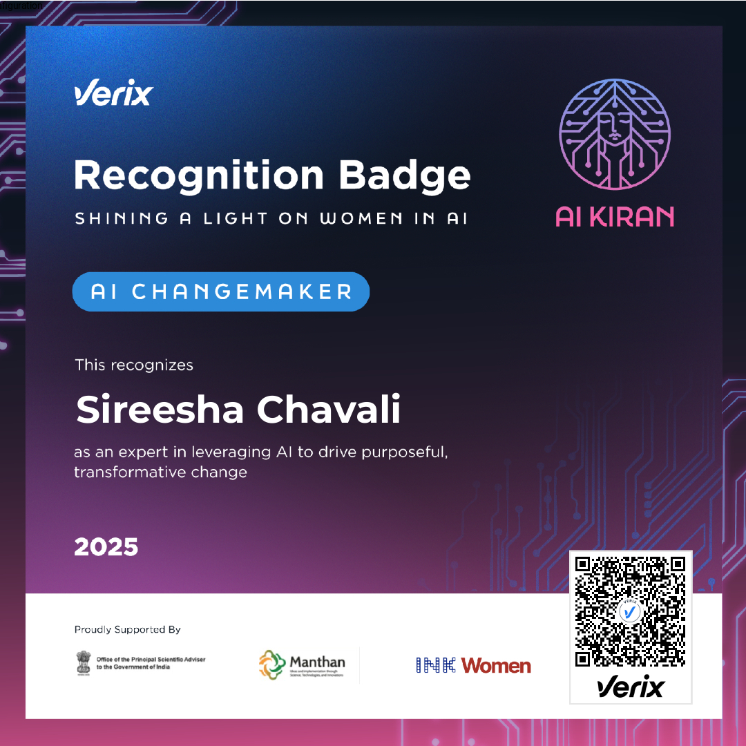 AI Changemaker: Sireesha Chavali