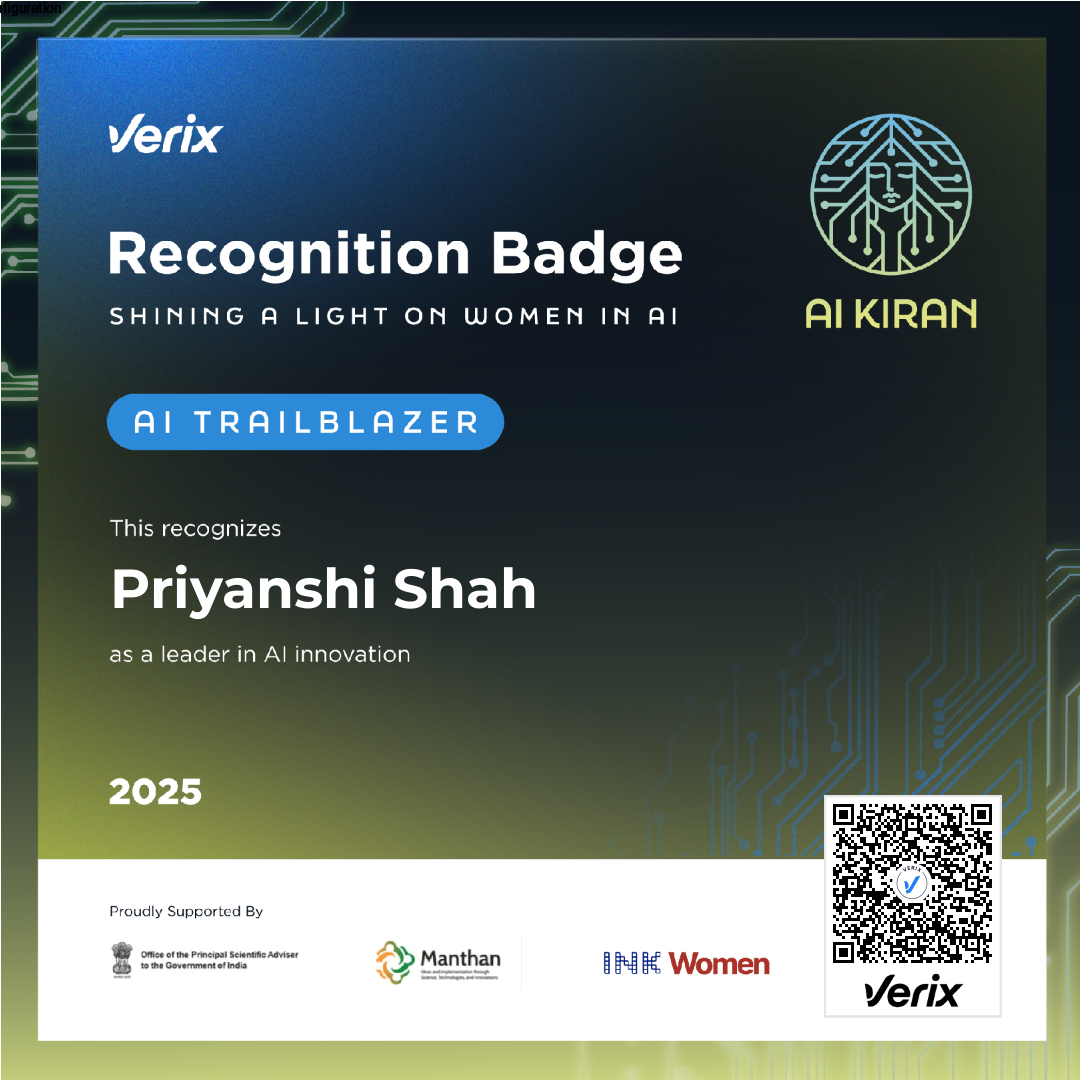 AI Trailblazer: Priyanshi Shah