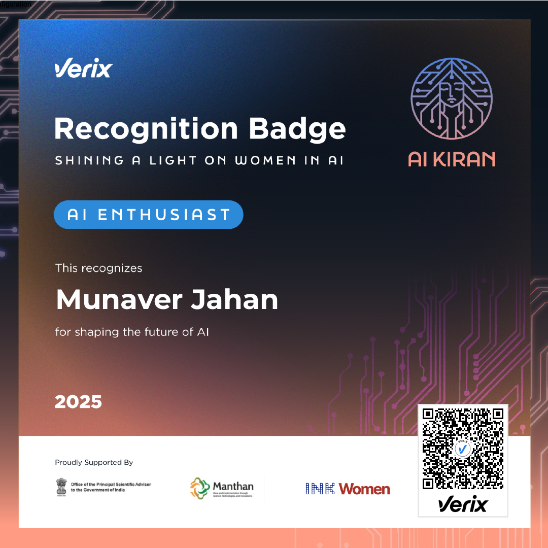 AI Enthusiast: Munaver Jahan