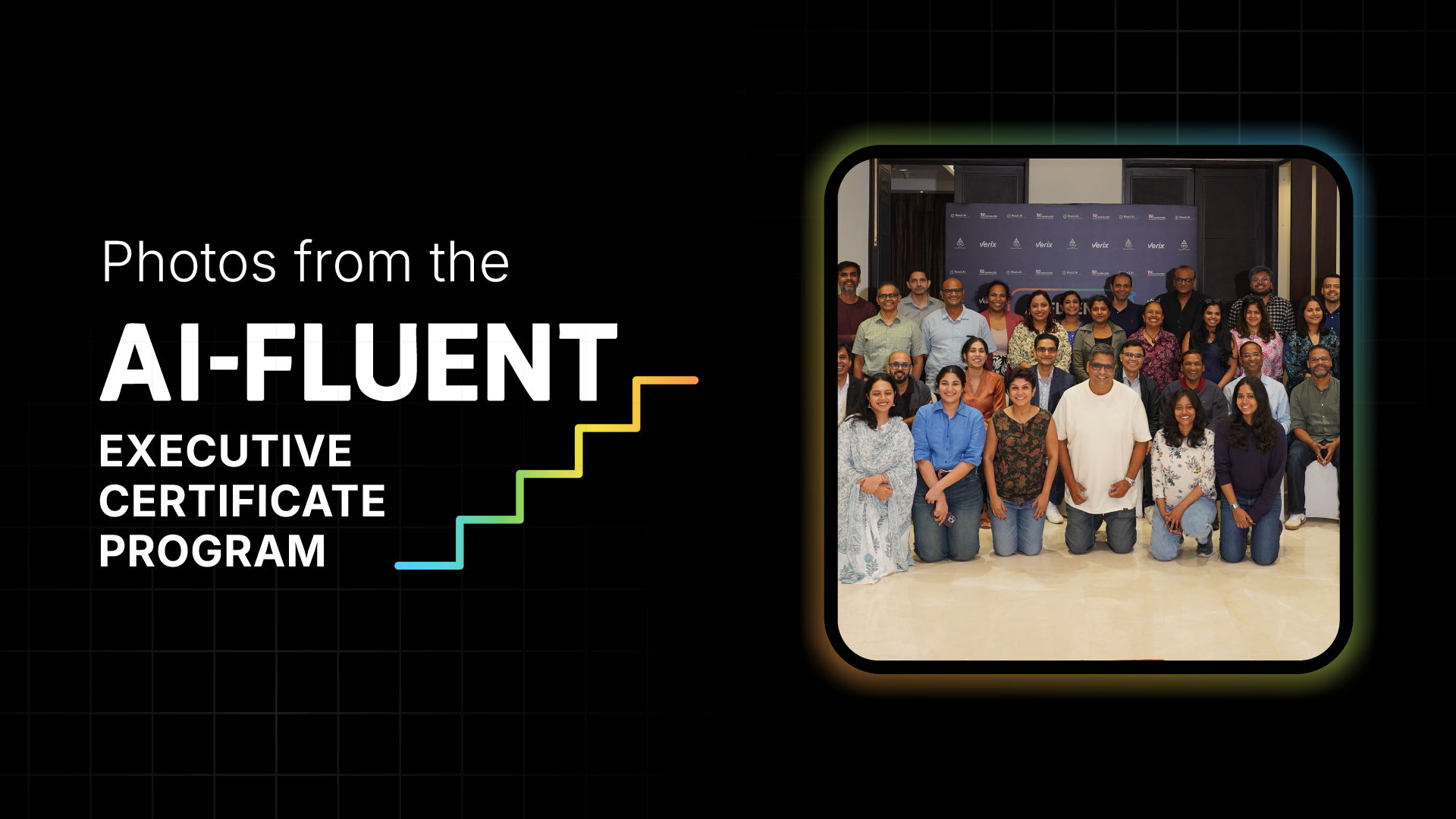Photos from the AI-Fluent Executive Certificate Program