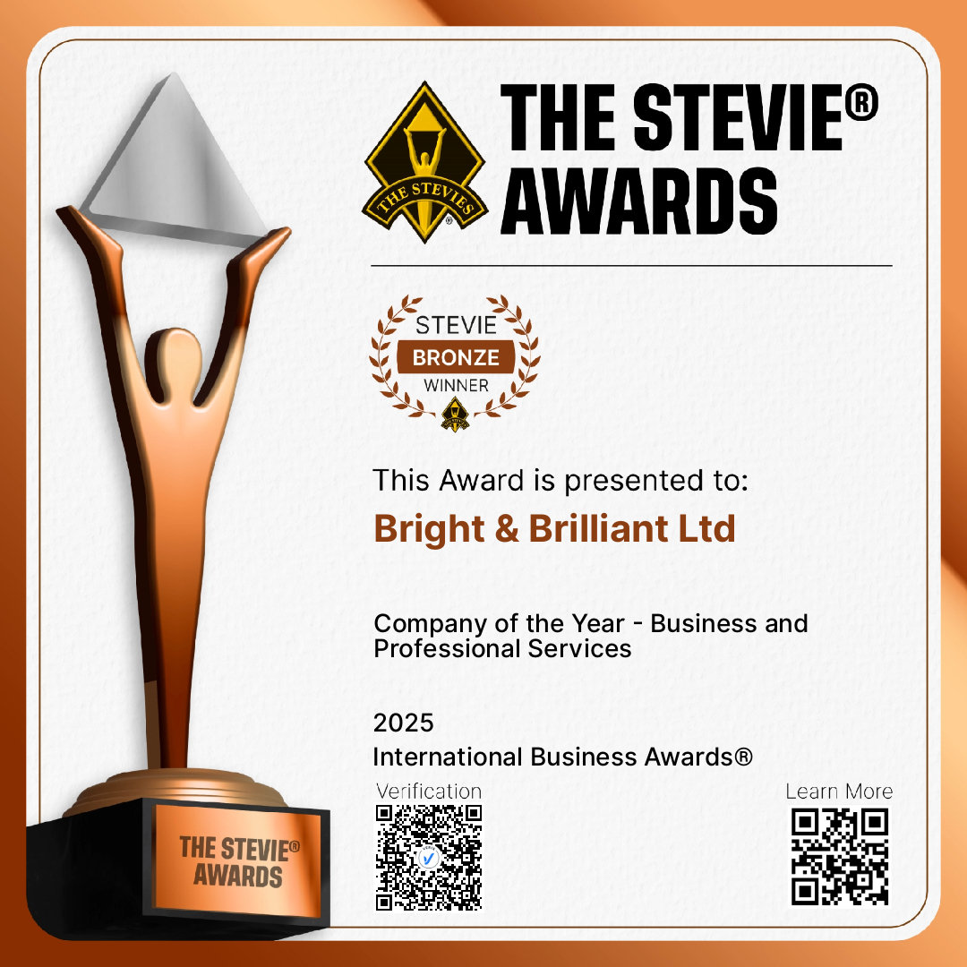 Bright & Brilliant Ltd: Bronze Winner