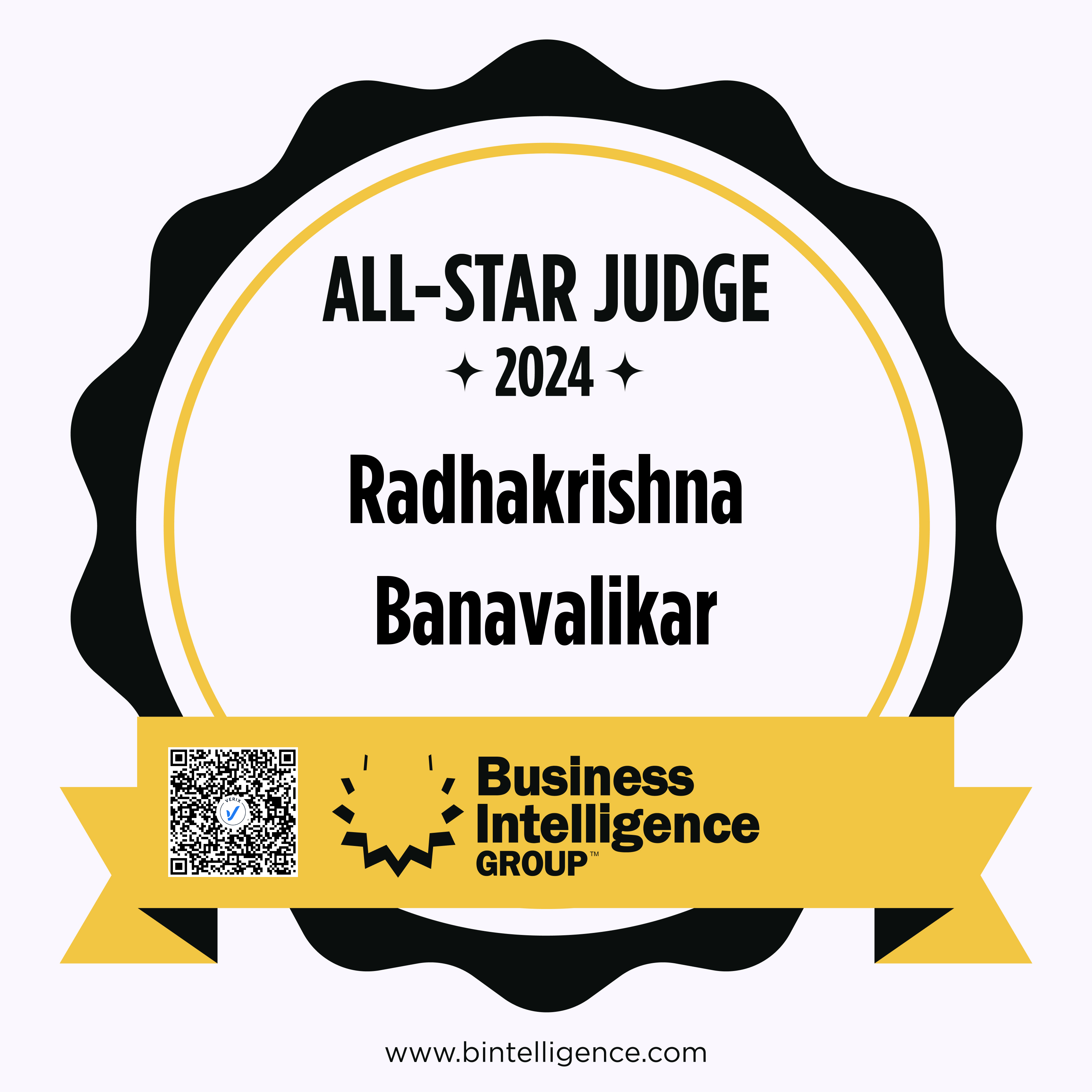 All-Star Judge: Radhakrishna Banavalikar