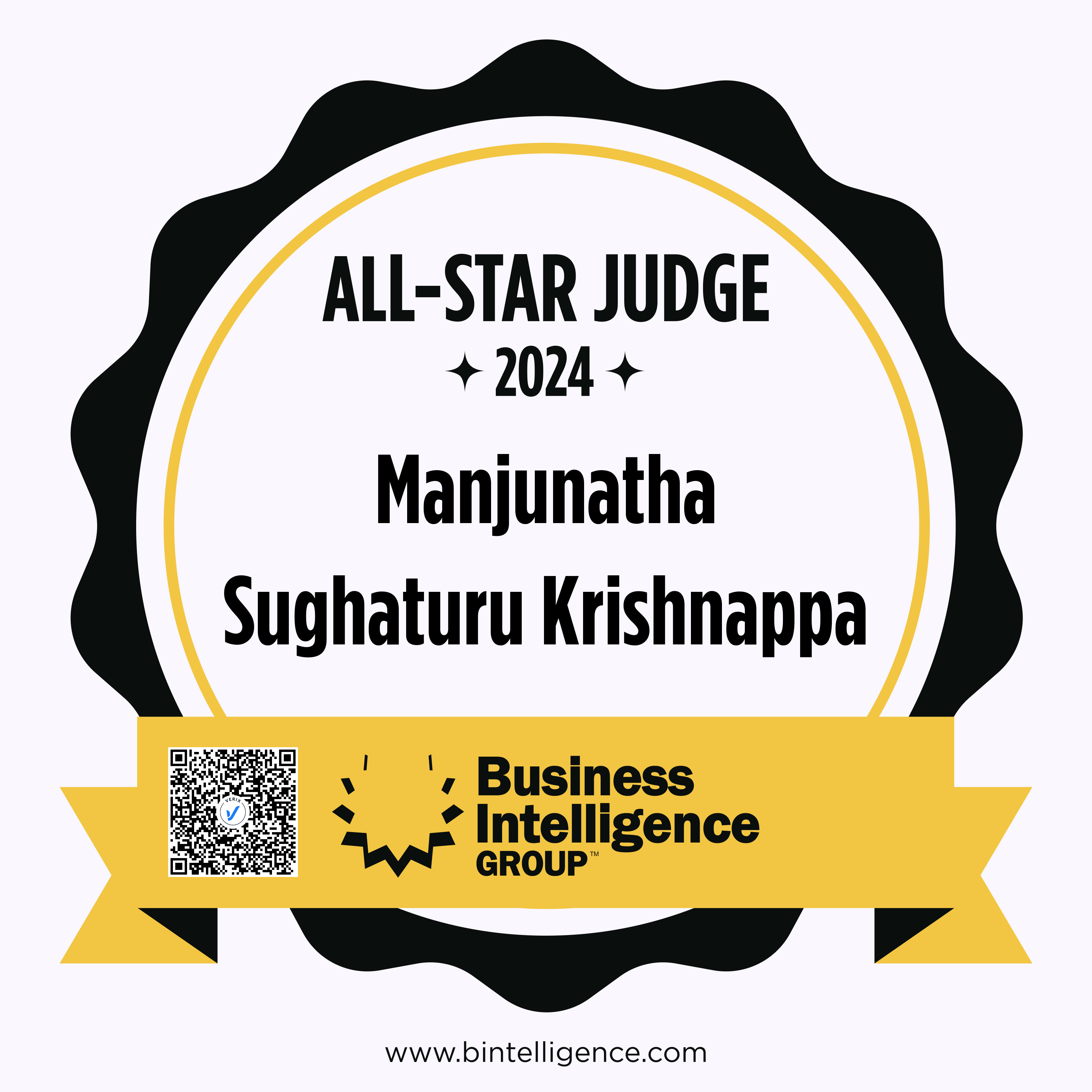 All-Star Judge: Manjunatha Sughaturu Krishnappa