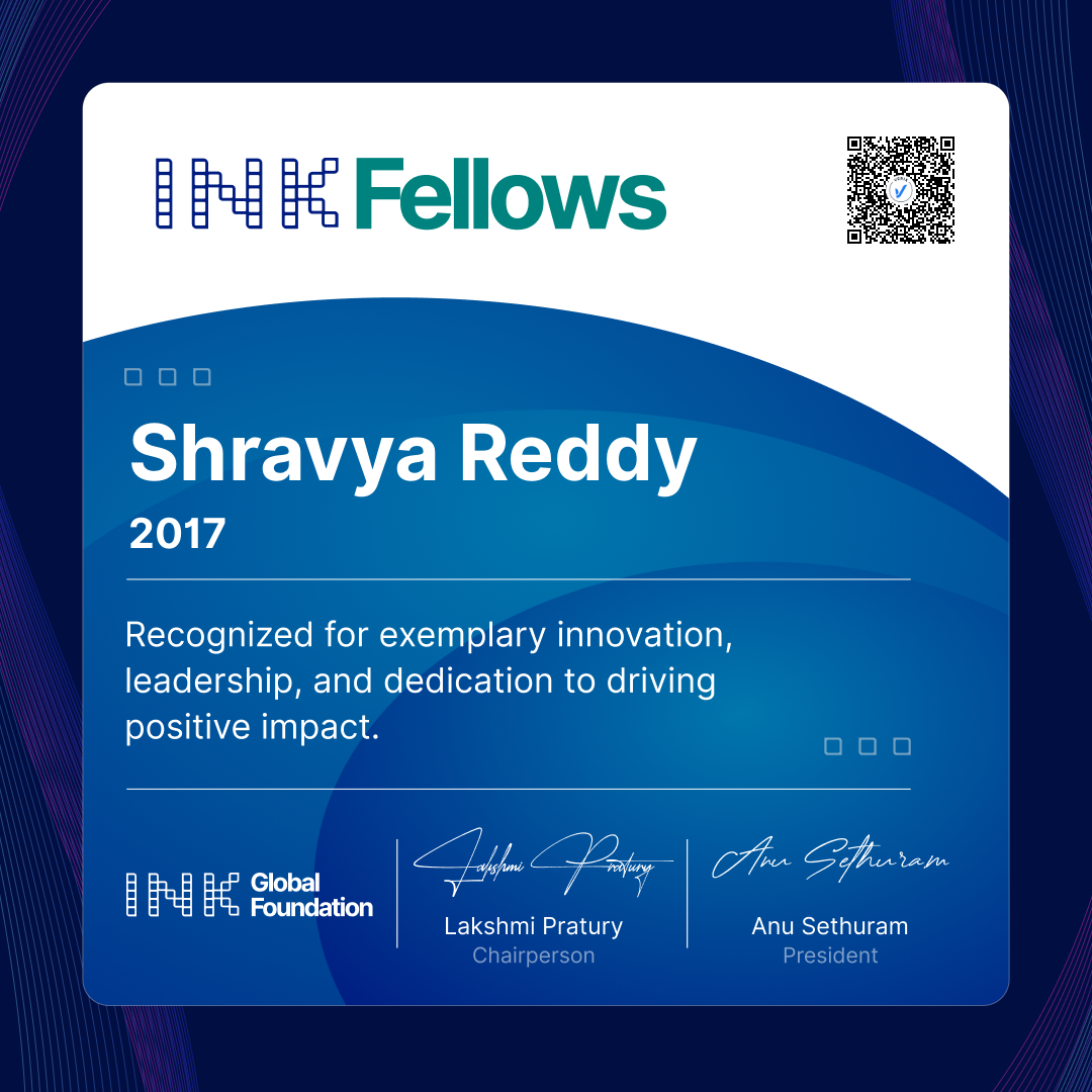INK Fellow: Shravya Reddy