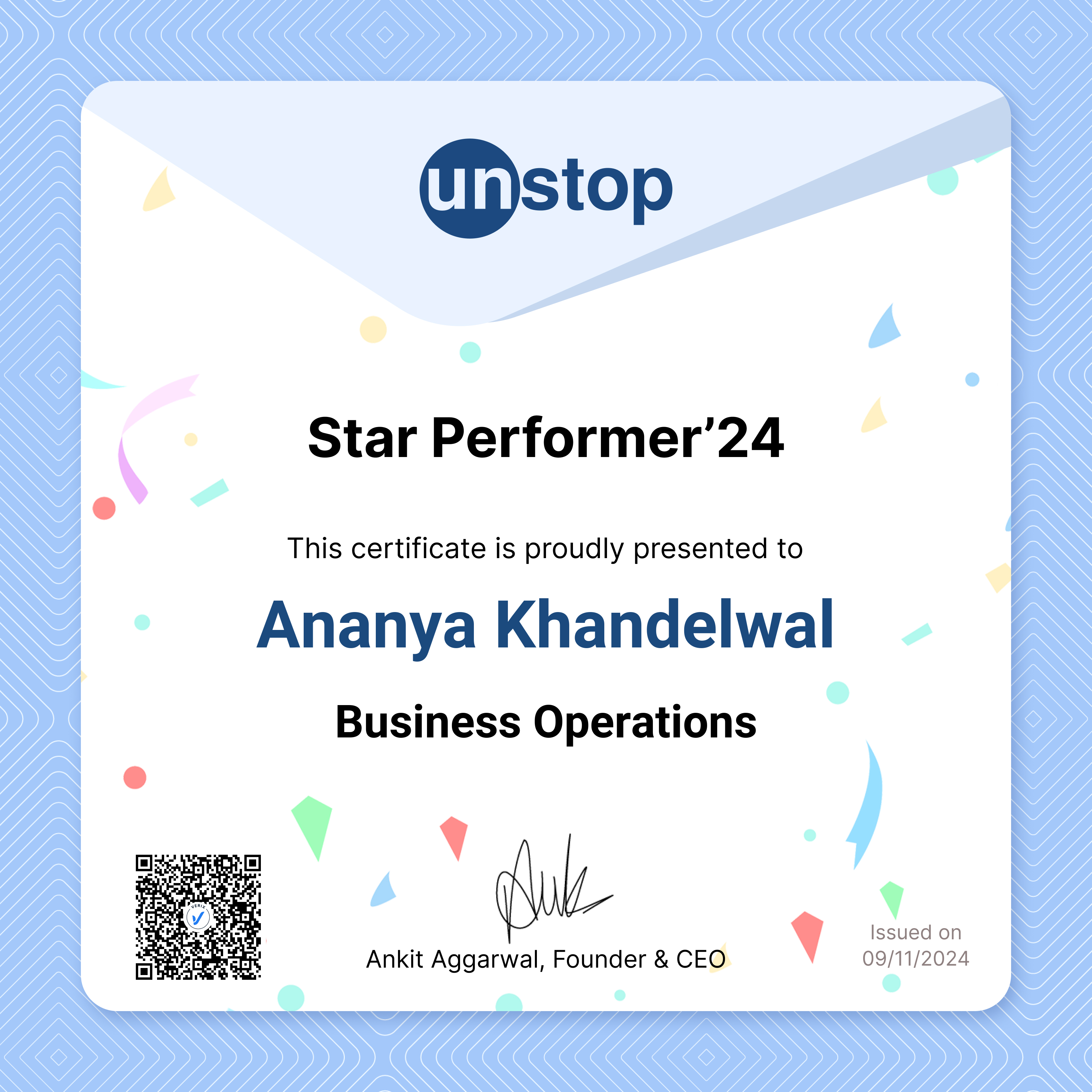 Star Performer'24: Ananya Khandelwal