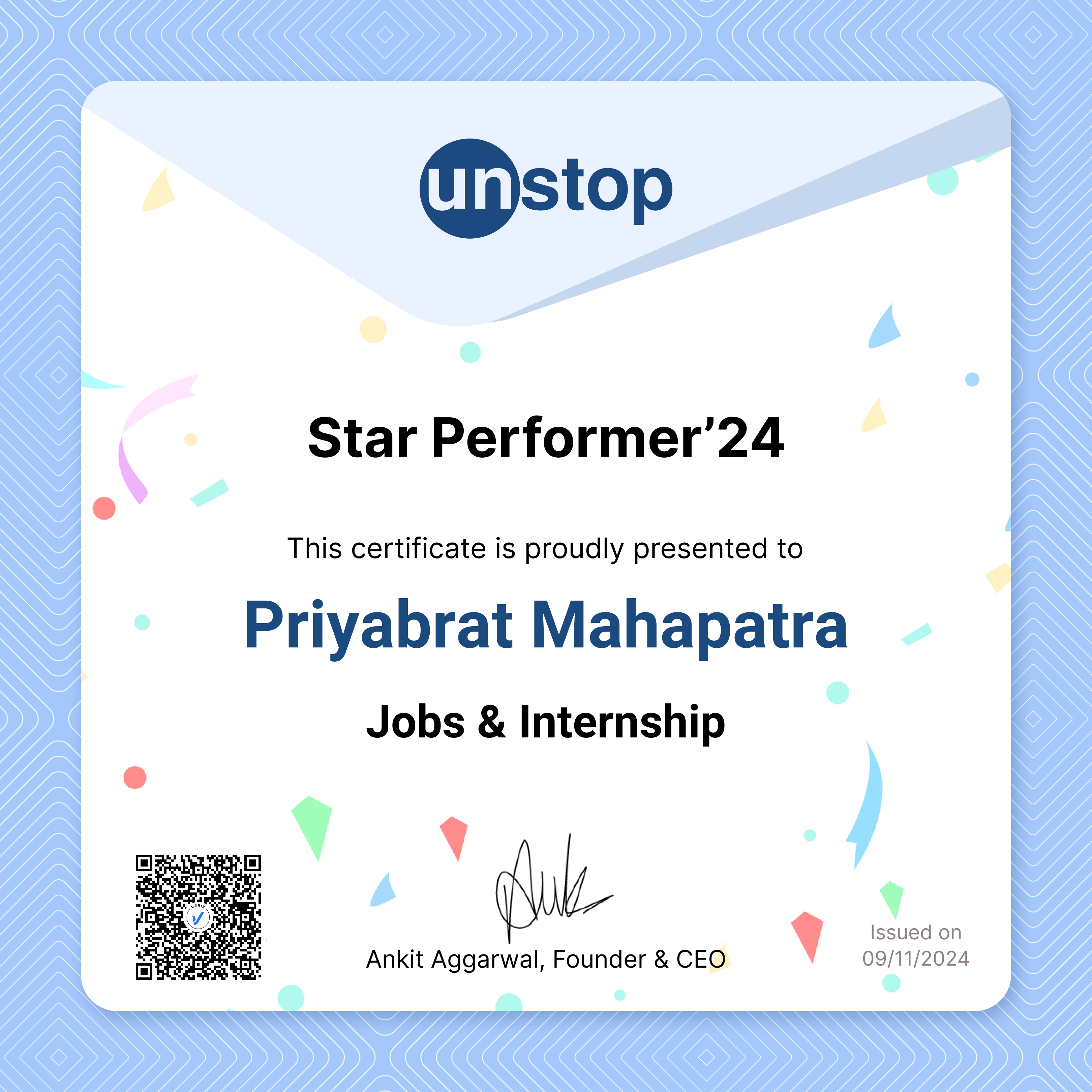 Star Performer'24: Priyabrat Mahapatra