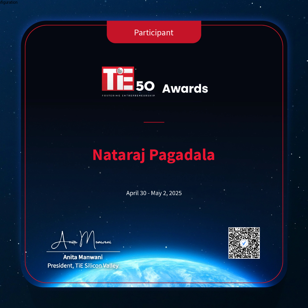 TiE50 2025 Participant: Nataraj Pagadala