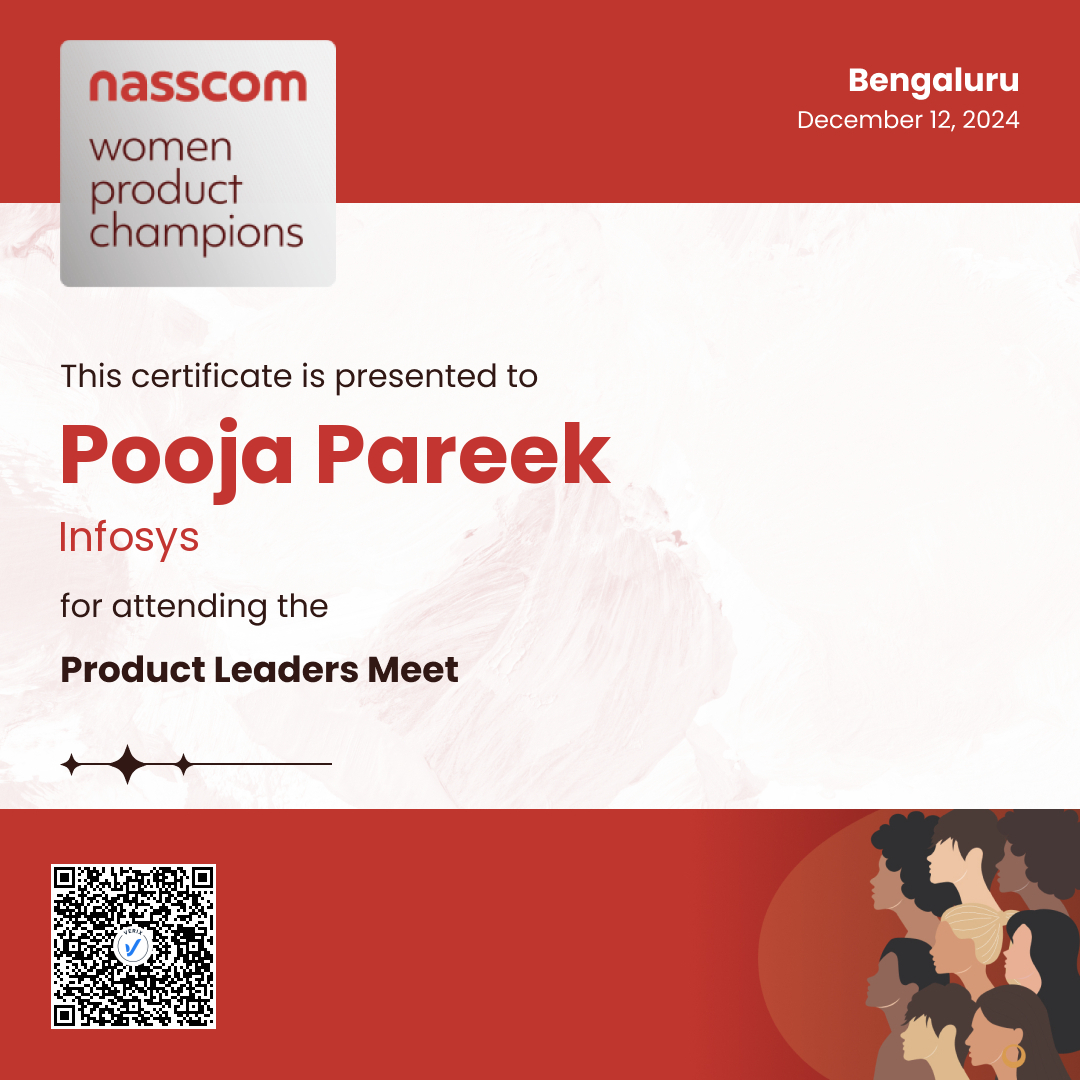 Nasscom Women Product Champions - Product Leaders Meet (Attendee): Pooja Pareek