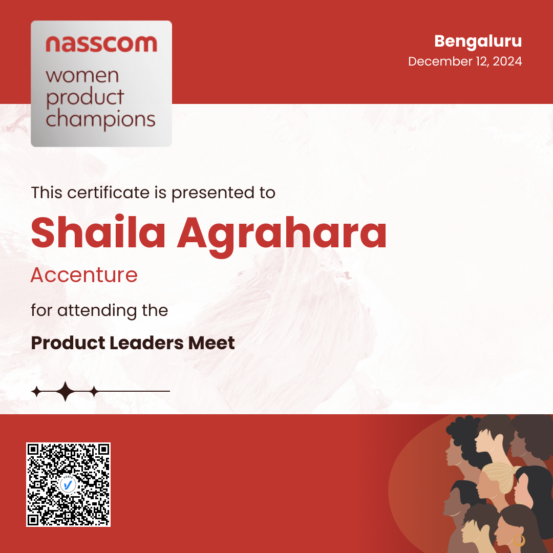 Nasscom Women Product Champions - Product Leaders Meet (Attendee): Shaila Agrahara