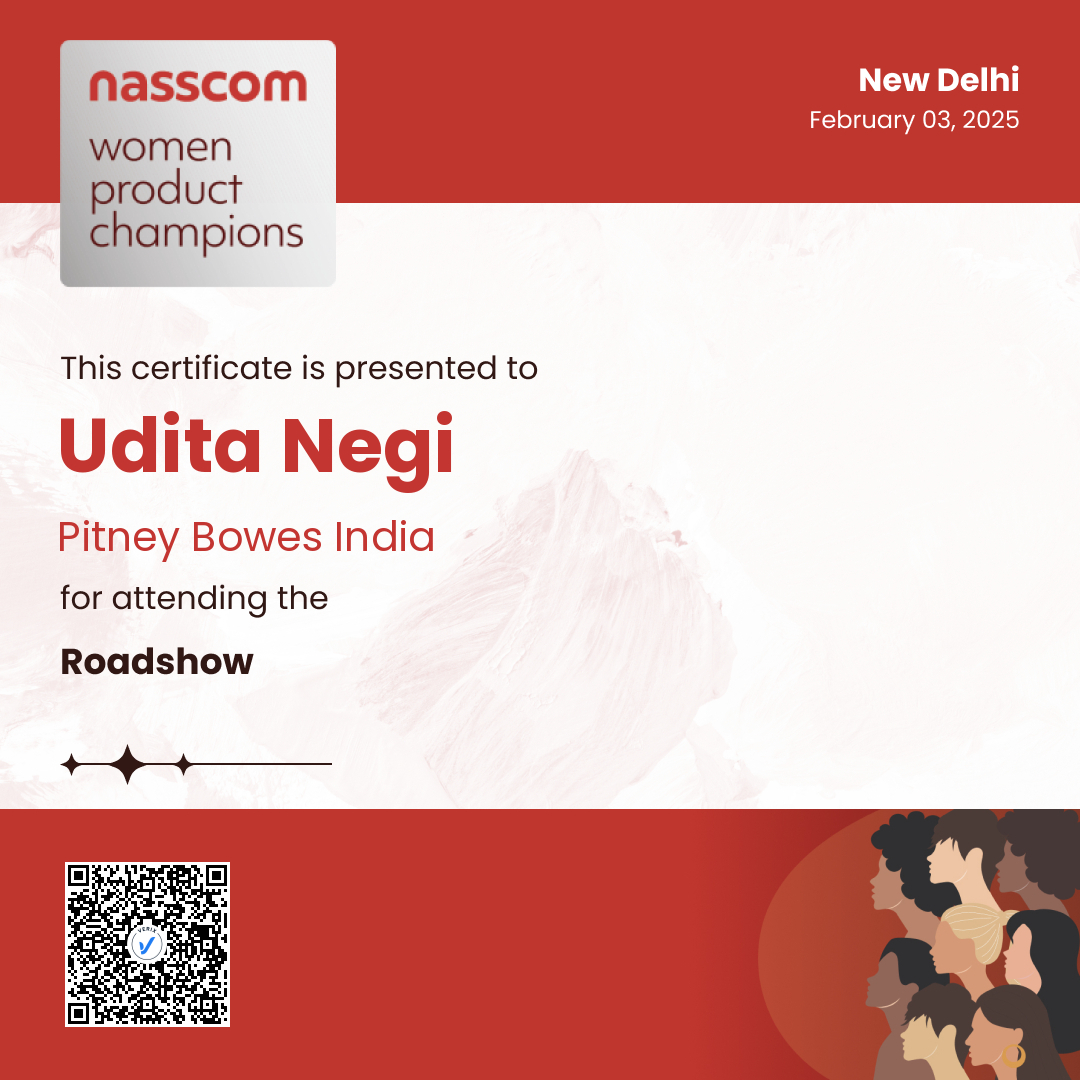 Nasscom Women Product Champions - Roadshow (Attendee): Udita Negi