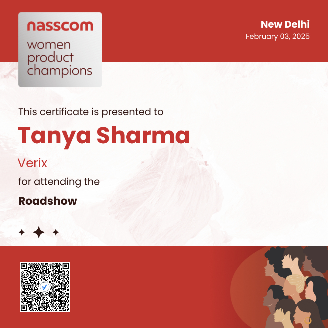 Nasscom Women Product Champions - Roadshow (Attendee): Tanya Sharma