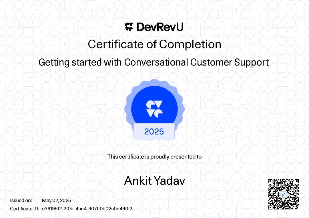 Getting started with Conversational Customer Support