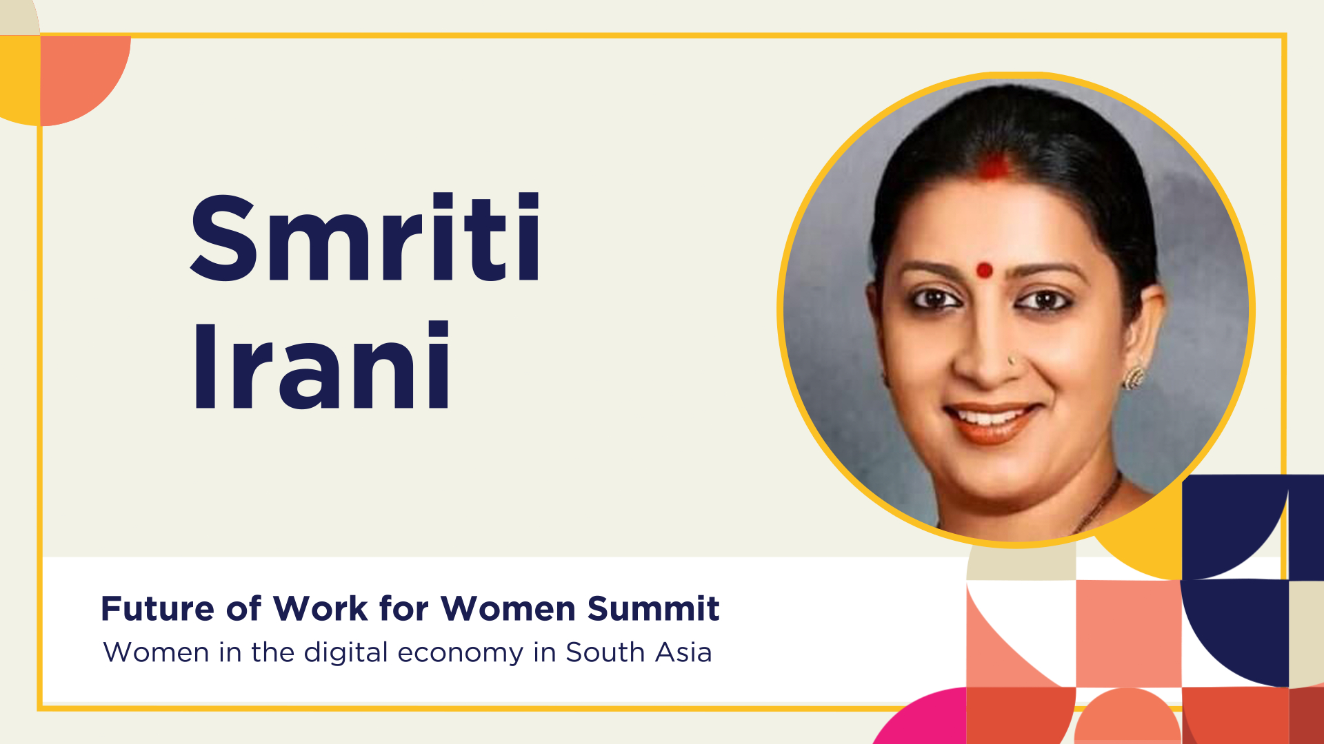 Smriti Irani, Cabinet Minister and Chairperson, Government of India (2014–2024)
