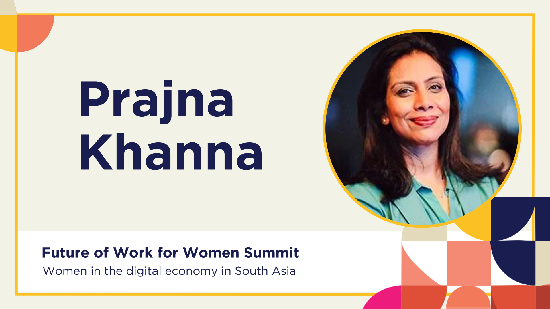 Prajna Khanna, Global Head of Sustainability, Vice President at Prosus Group and Naspers Limited