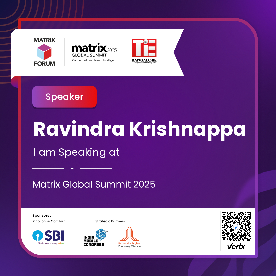 Matrix Global Summit 2025 Speaker Certificate