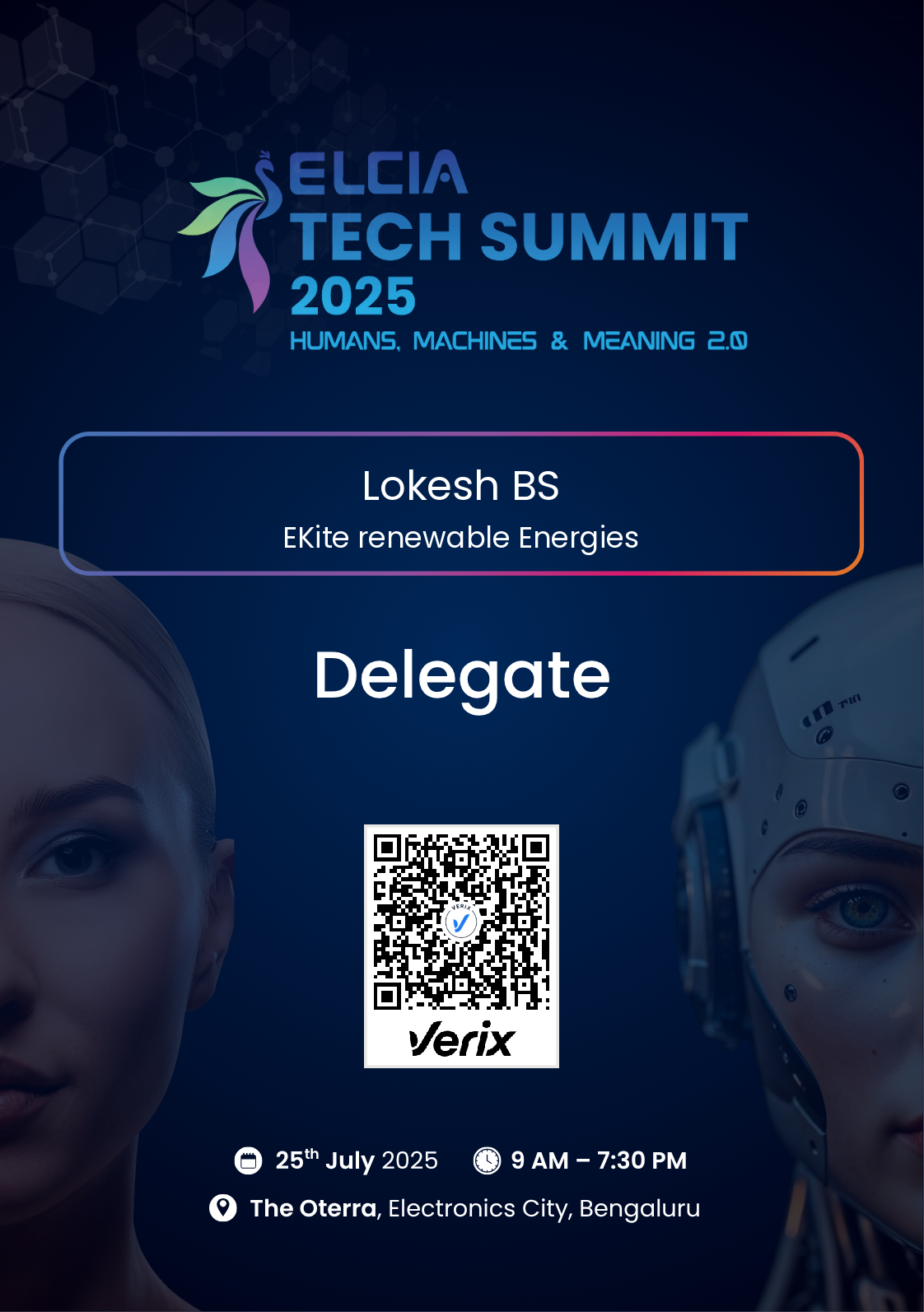 ELCIA Tech Summit Attendee Badge