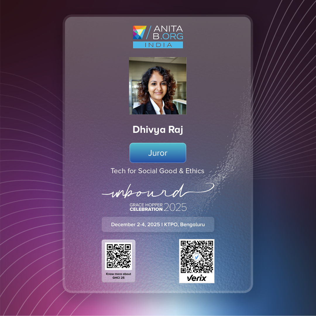 Grace Hopper Celebration India 2025 – Juror