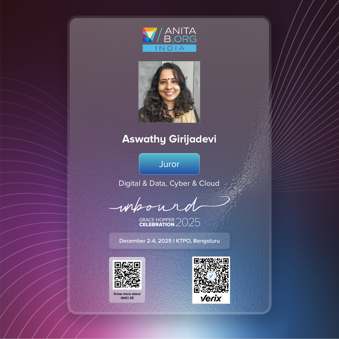 Grace Hopper Celebration India 2025 – Juror