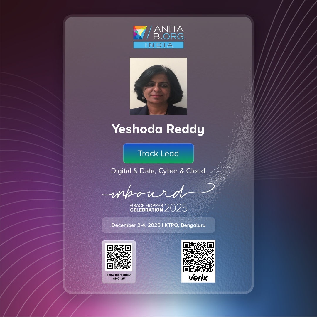 Grace Hopper Celebration India 2025 – Track Lead Badge