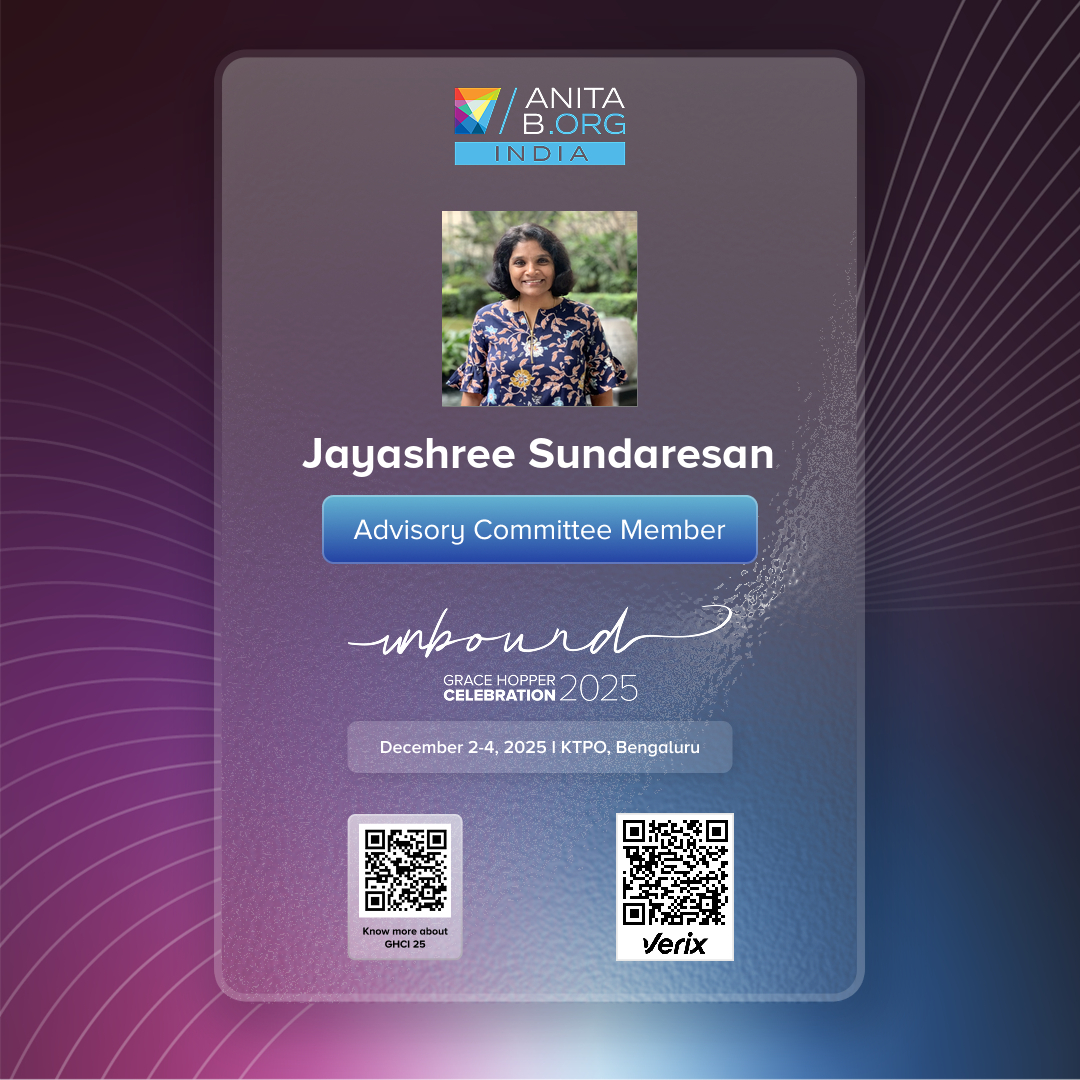 Grace Hopper Celebration India 2025 - Advisory Committee Member Badge