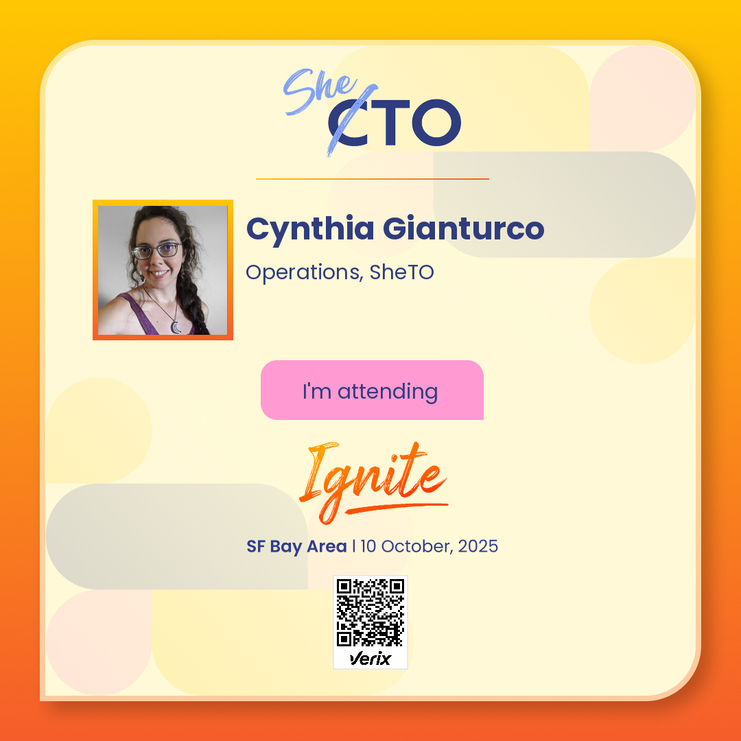Cynthia Gianturco: Attendee — SheTO Ignite 2025