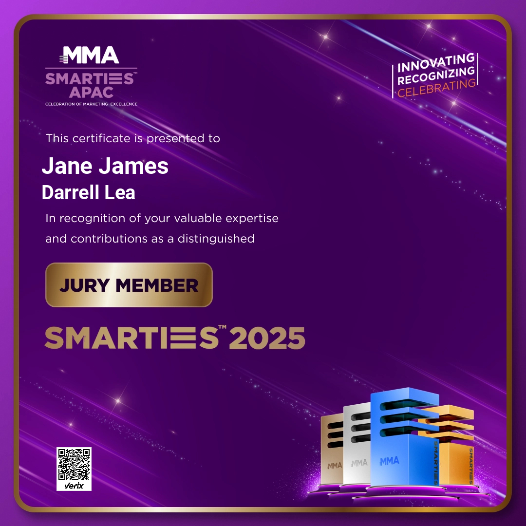 2025 SMARTIES Asia Pacific - Jury member
